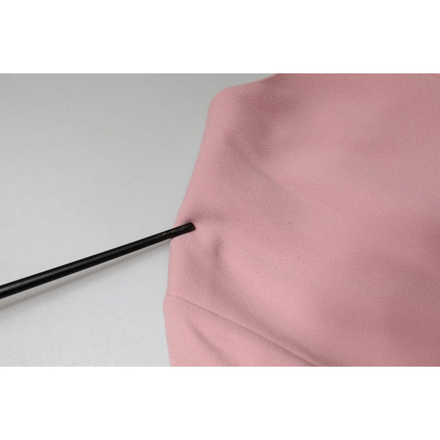 Dolce & Gabbana Pink A-line Viscose 3/4 Sleeves Dress Dolce & Gabbana Dark Gray