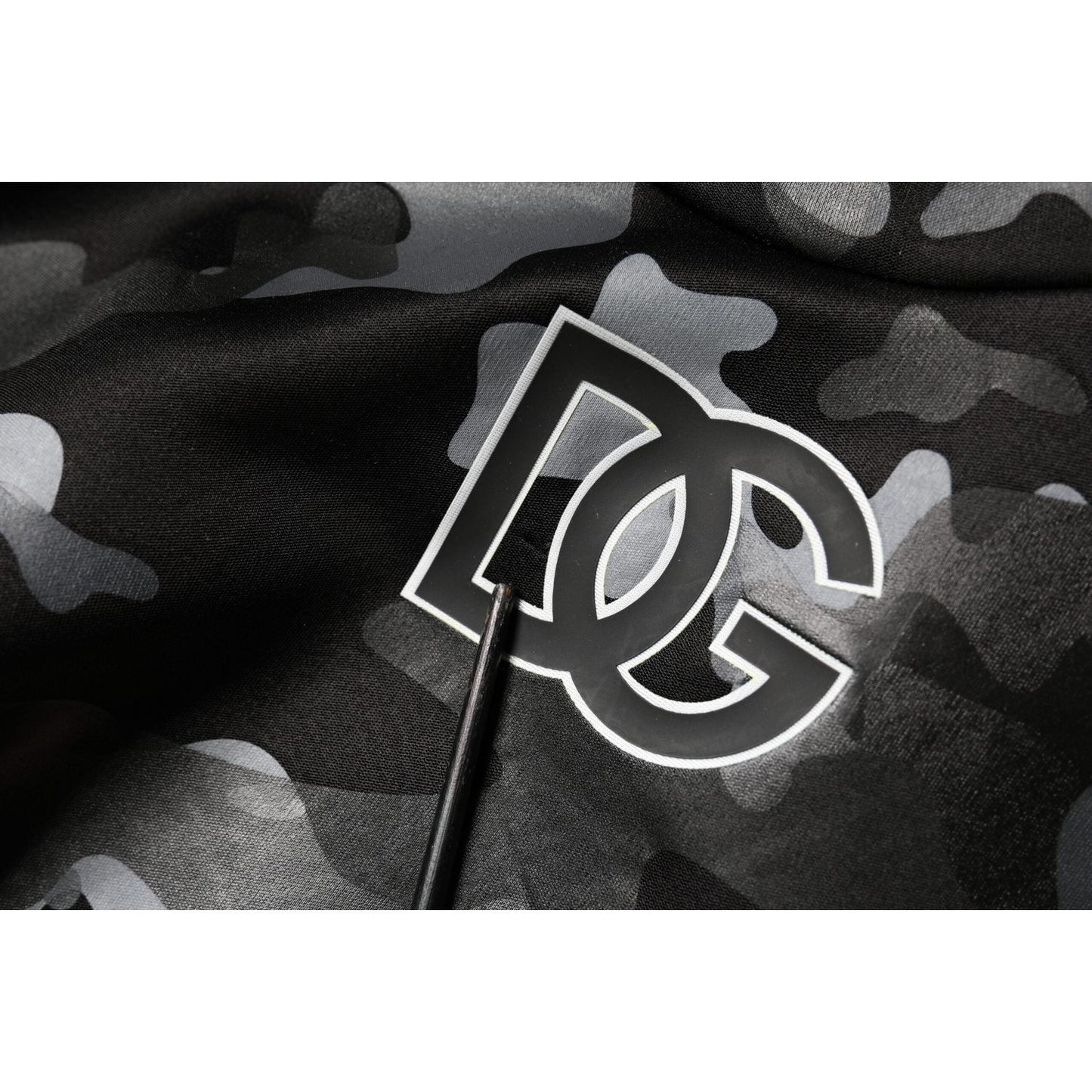 Dolce & Gabbana Black Camouflage Round Neck Sweatshirt Sweater Dolce & Gabbana Dark Slate Gray