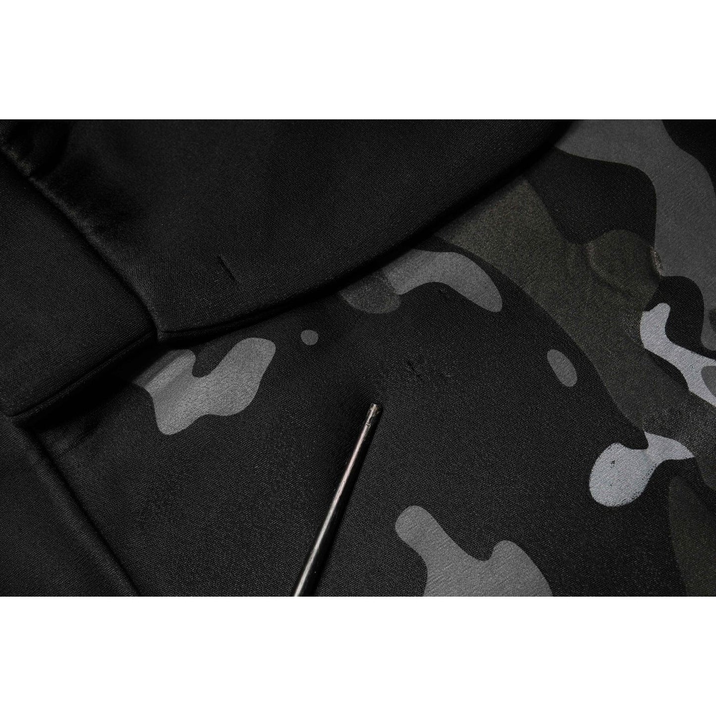 Dolce & Gabbana Black Camouflage Round Neck Sweatshirt Sweater Dolce & Gabbana Black