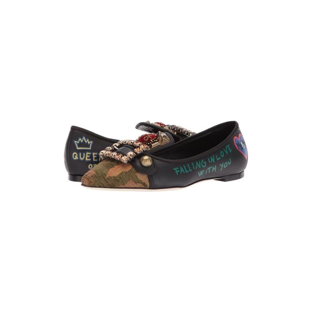 Dolce & Gabbana Black Calfskin Women Pump Dolce & Gabbana Dark Slate Gray