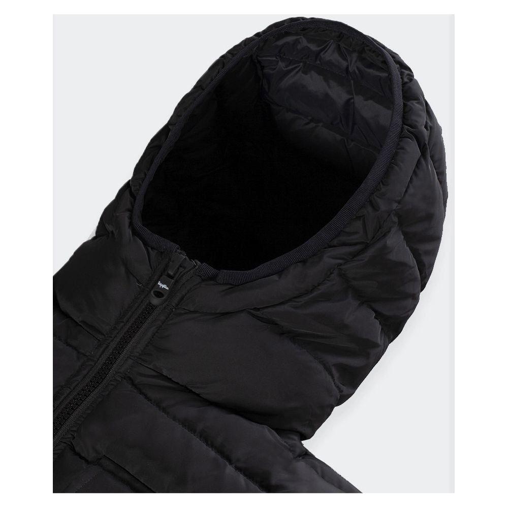 Refrigiwear Black Nylon Men Jacket Refrigiwear Black