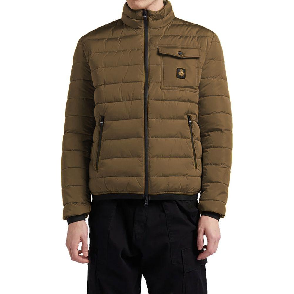 Refrigiwear Brown Nylon Jacket Refrigiwear Dark Slate Gray
