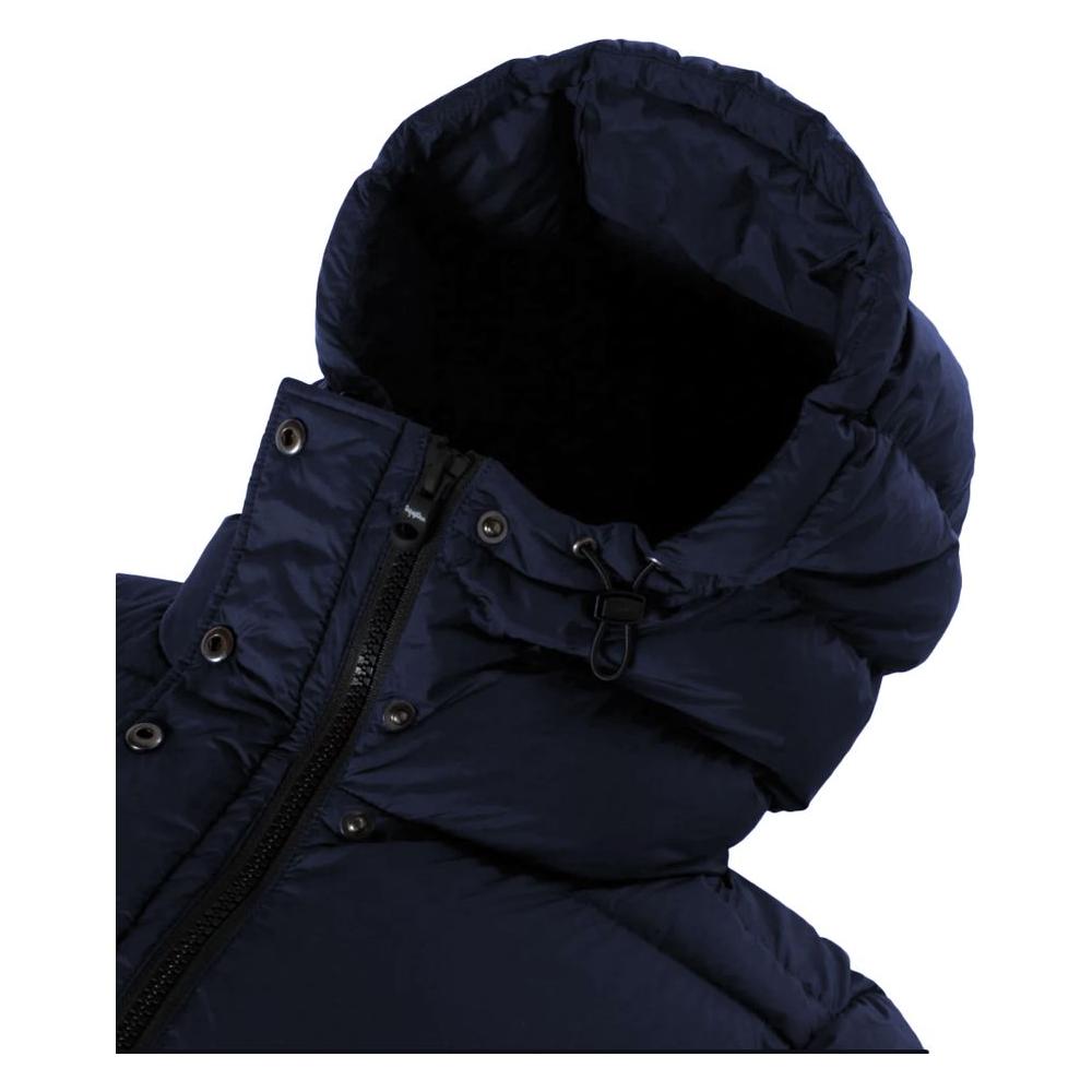 Refrigiwear Blue Polyester Jackets & Coat Refrigiwear Black
