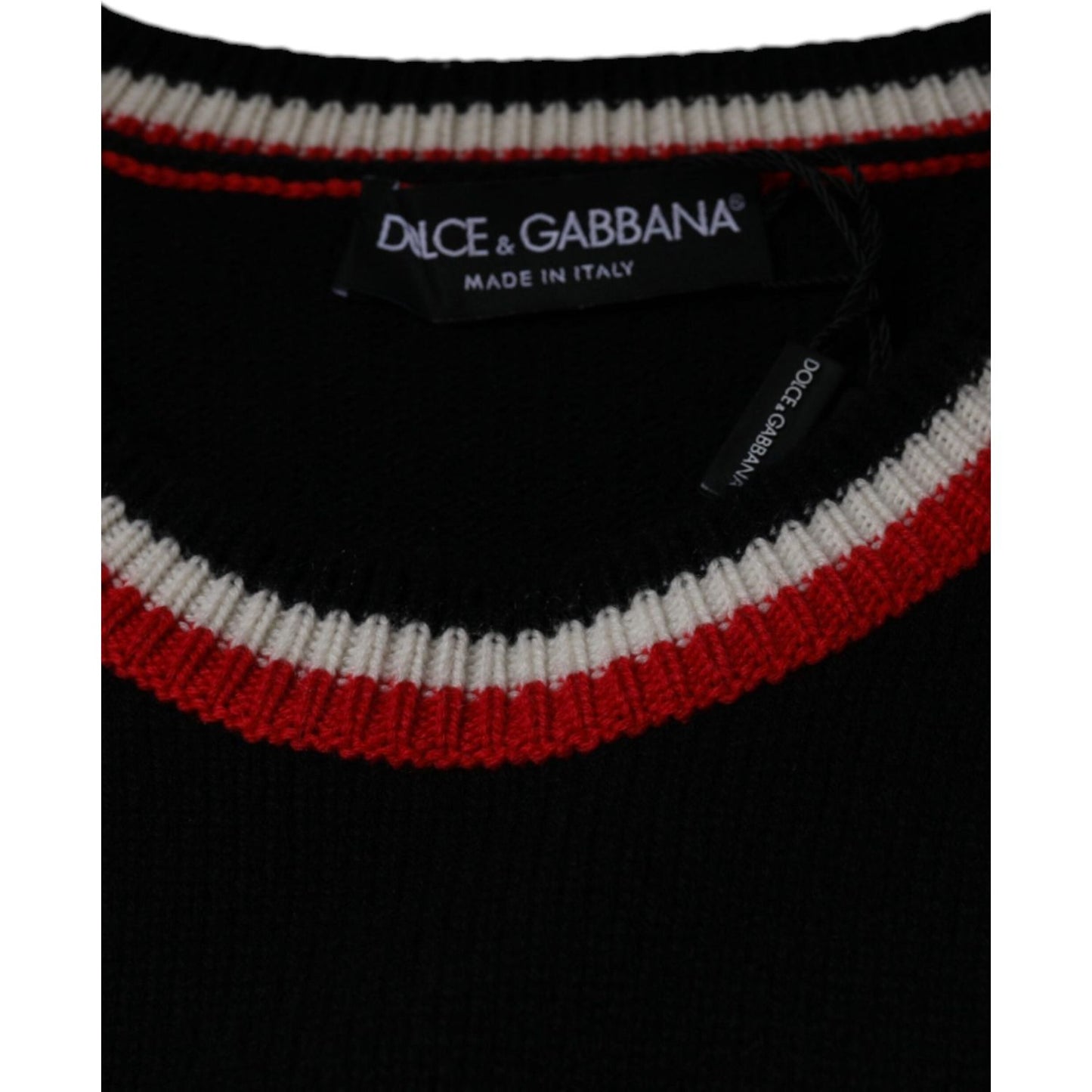 Dolce & Gabbana Black Cashmere Pig of the Year Pullover Sweater Dolce & Gabbana Black