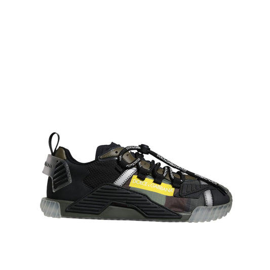 Dolce & Gabbana Multicolor Lace Up Low Top NS1 Sneakers Shoes