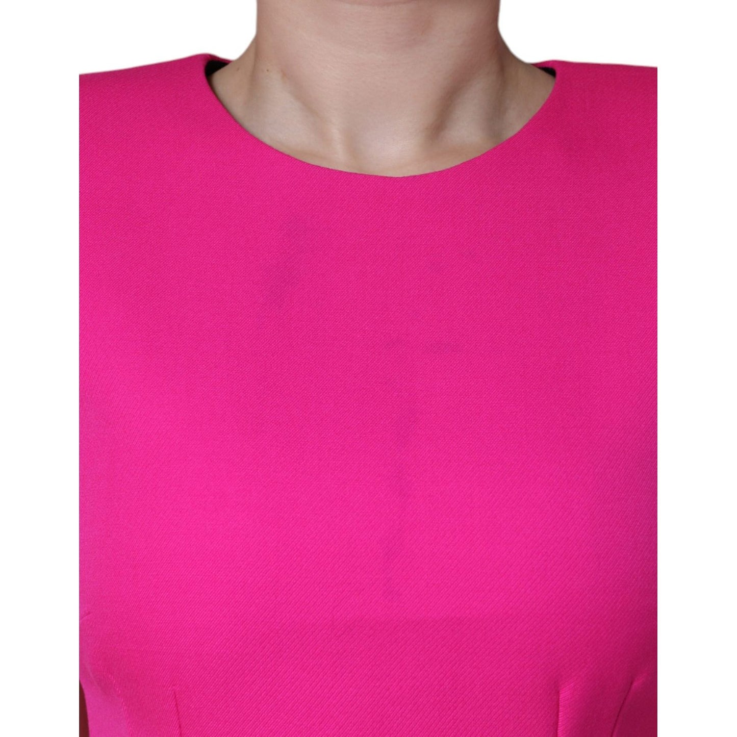 Dolce & Gabbana Pink Sleeveless Bodycon A-line Mini Dress Dolce & Gabbana Violet Red