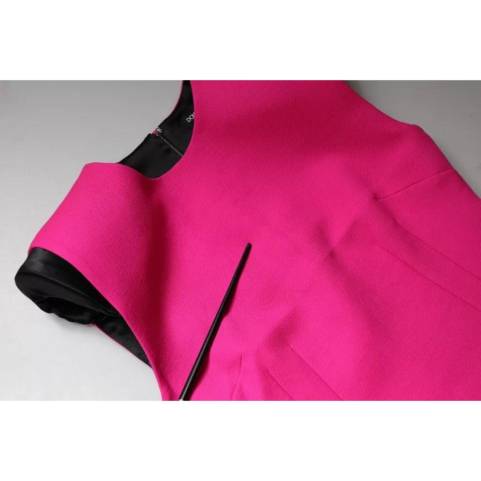 Dolce & Gabbana Pink Sleeveless Bodycon A-line Mini Dress Dolce & Gabbana Medium Violet Red