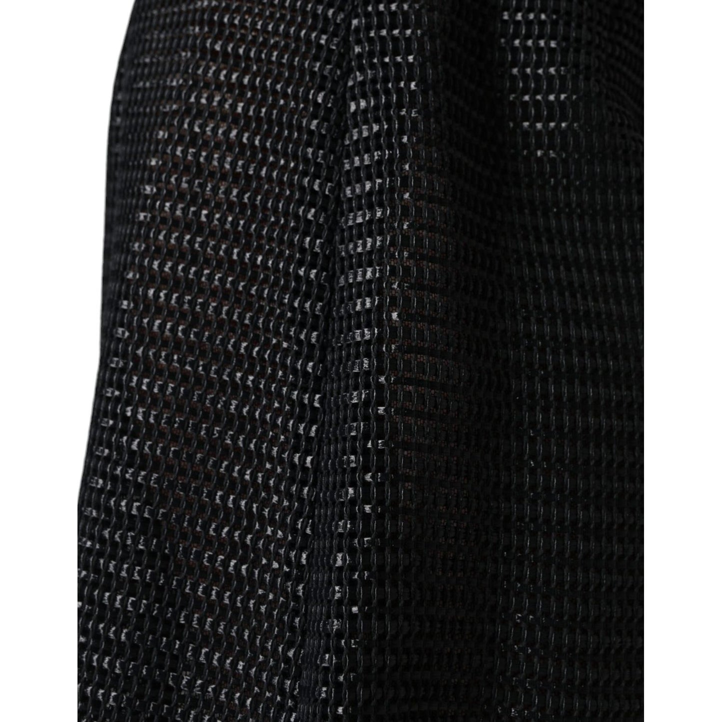 Dolce & Gabbana Black Viscose High Waist Pencil Cut Skirt Dolce & Gabbana Black