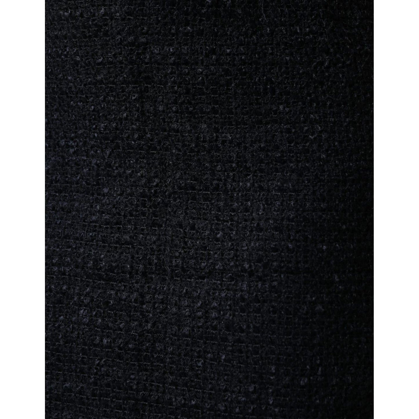 Dolce & Gabbana Black Virgin Wool Pencil Cut Midi Skirt Dolce & Gabbana Black