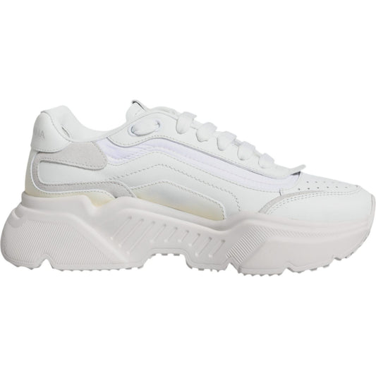 Dolce & Gabbana White Daymaster Low Top Sneakers Shoes