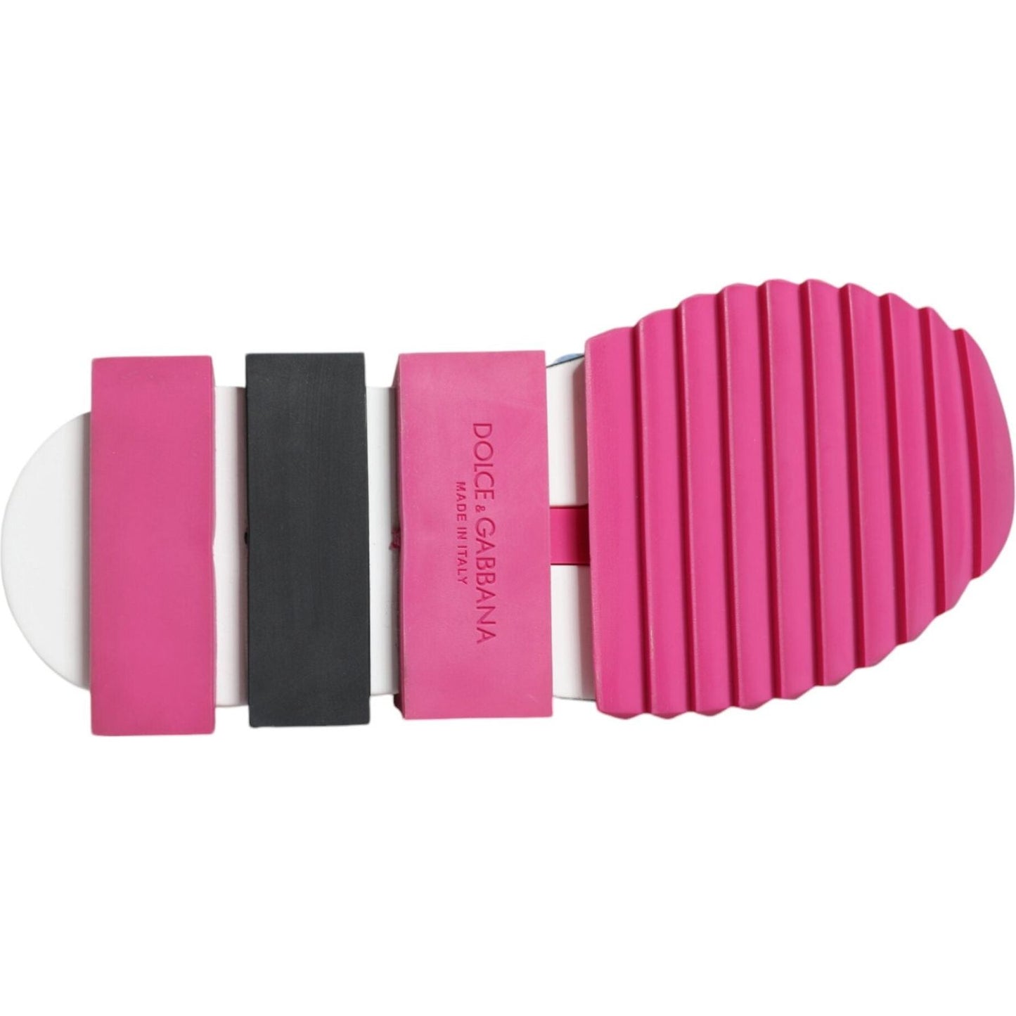 Dolce & Gabbana Pink Sorrento Crystals Low Top Sneakers Shoes Dolce & Gabbana Pale Violet Red