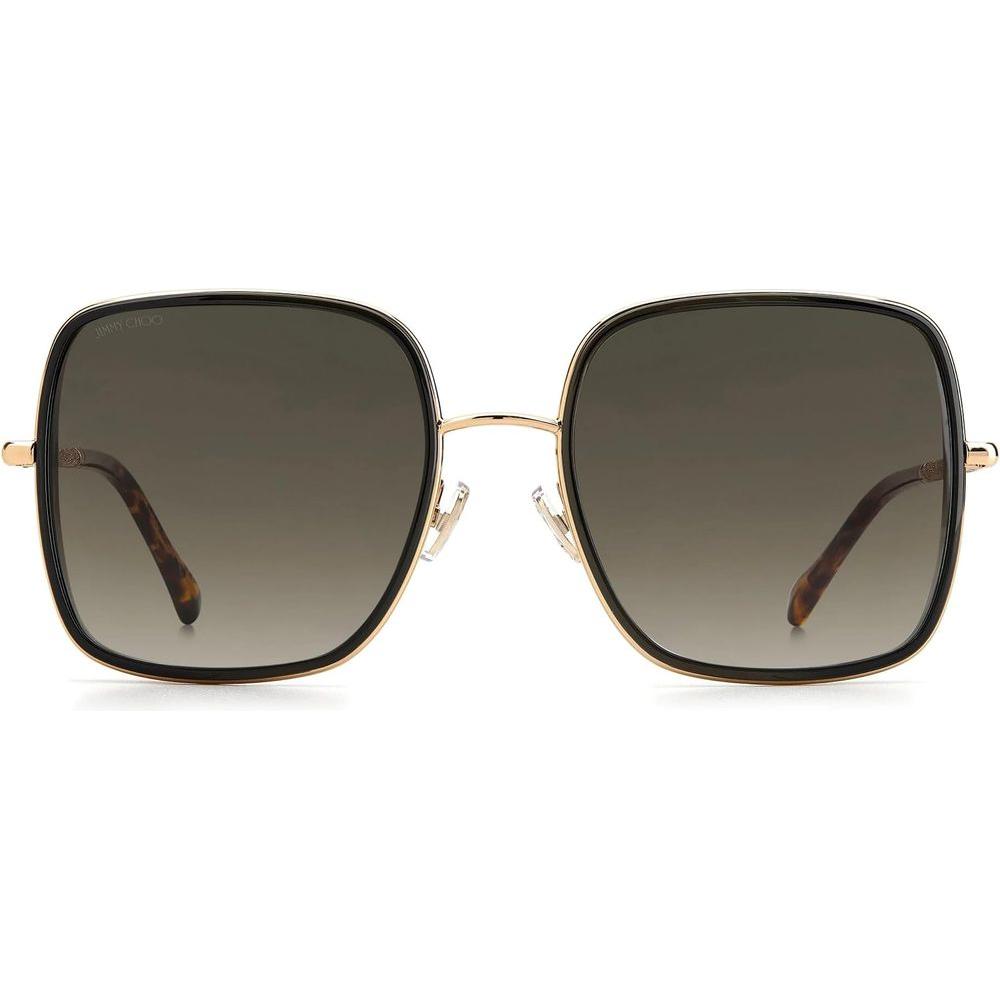 Jimmy Choo Gold Metal Sunglasses Jimmy Choo Dim Gray