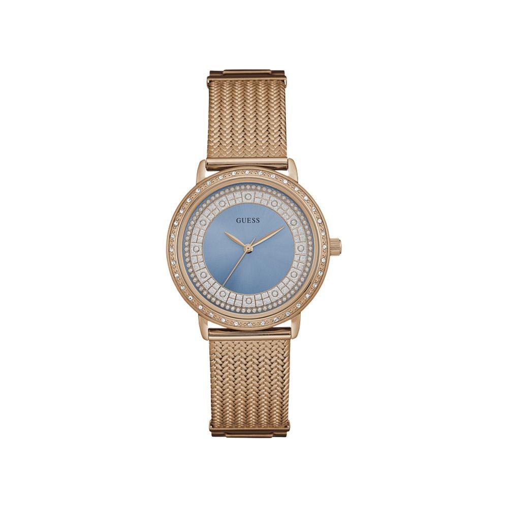Guess Pink Steel Watch Guess Rosy Brown