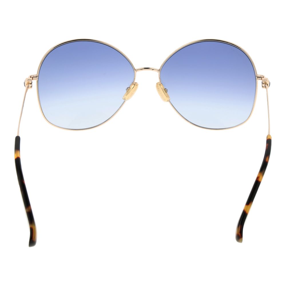 Max Mara Gold Metal Sunglasses
