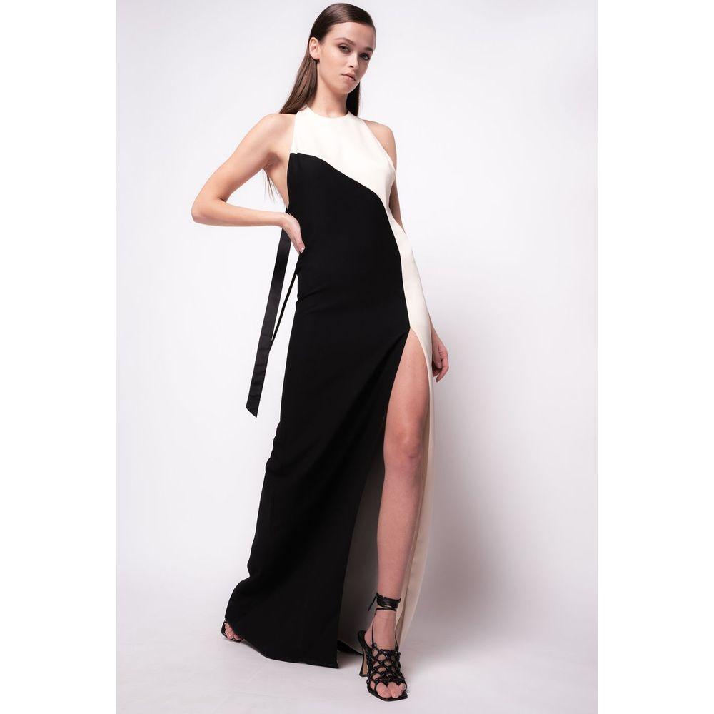 PINKO Black Viscose Dress PINKO Misty Rose