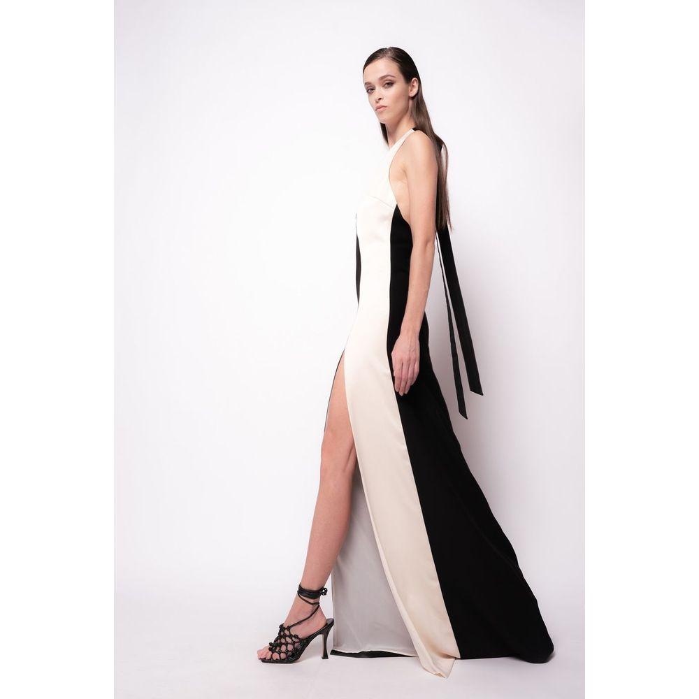 PINKO Black Viscose Dress PINKO Lavender