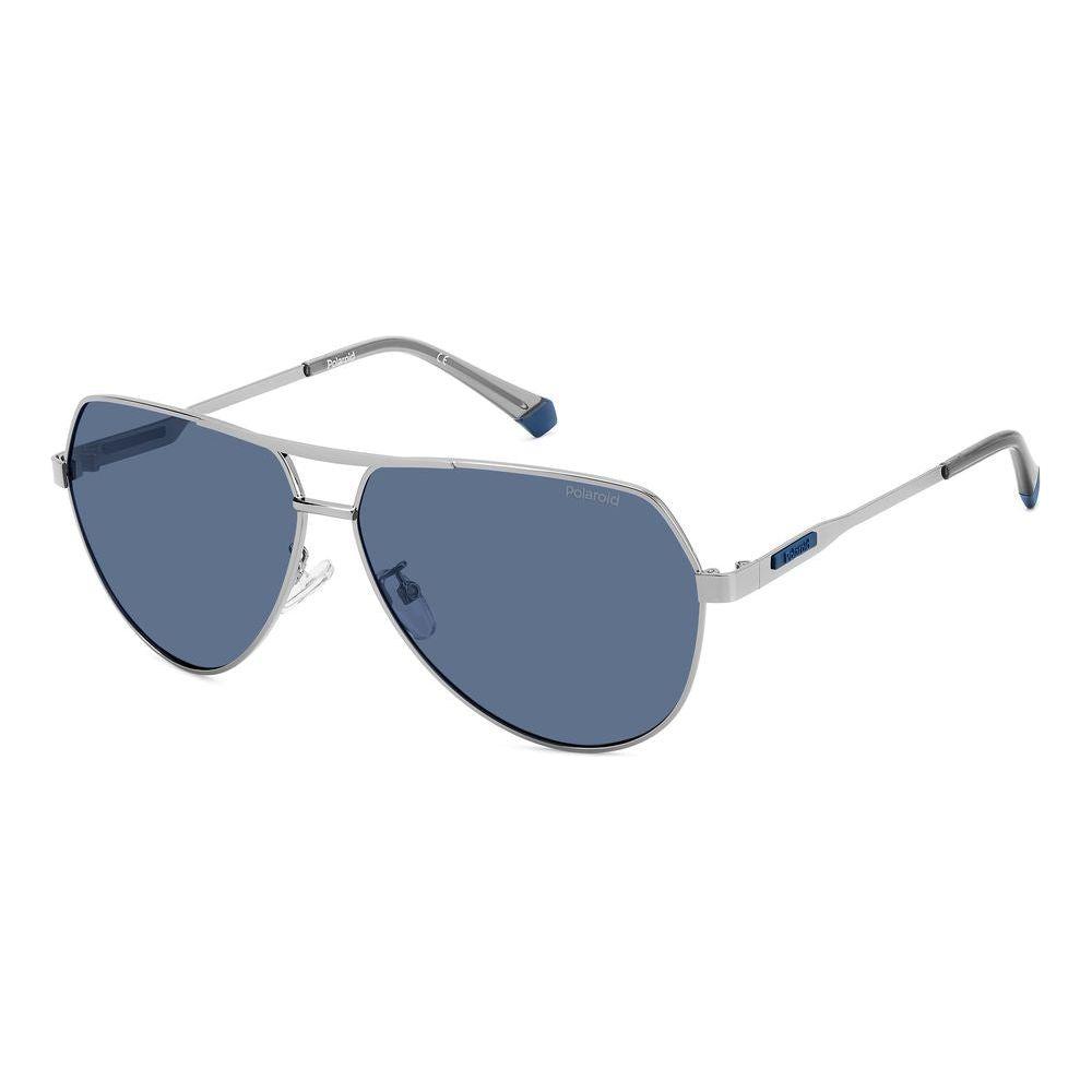 Polaroid Gray Metal Sunglasses Polaroid Slate Gray