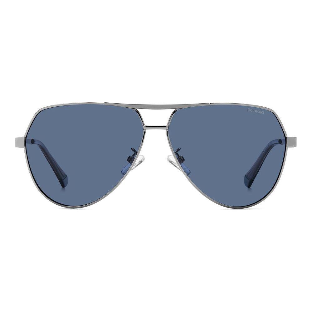 Polaroid Gray Metal Sunglasses Polaroid Slate Gray