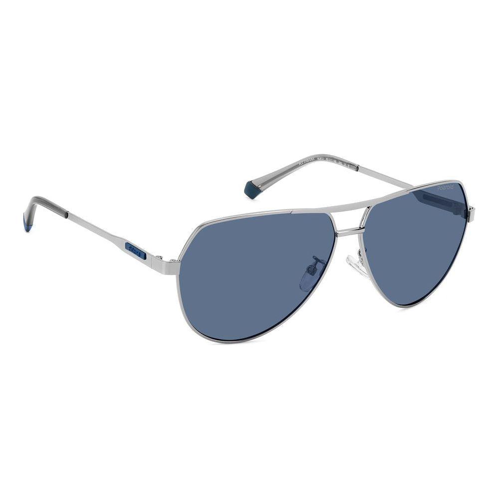 Polaroid Gray Metal Sunglasses Polaroid Slate Gray