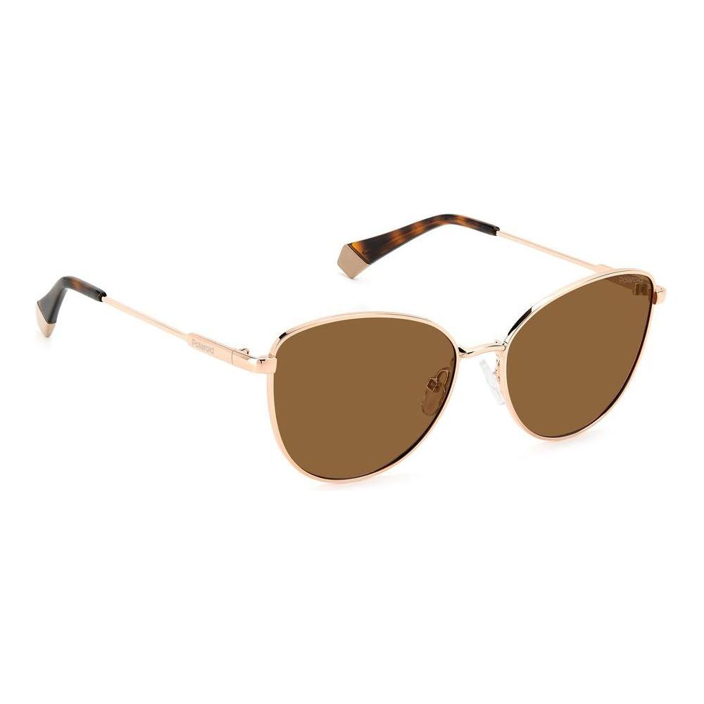 Polaroid Gold Metal Sunglasses Polaroid Sienna
