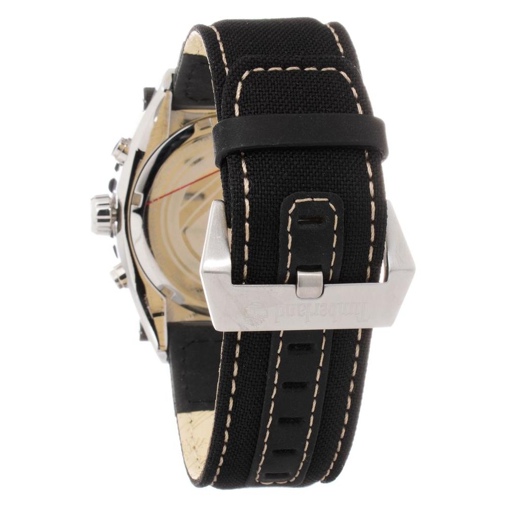 Timberland Black Leather Watch Timberland Dark Slate Gray