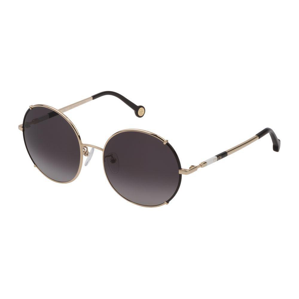 Carolina Herrera Pink Metal Sunglasses Carolina Herrera Dark Slate Gray