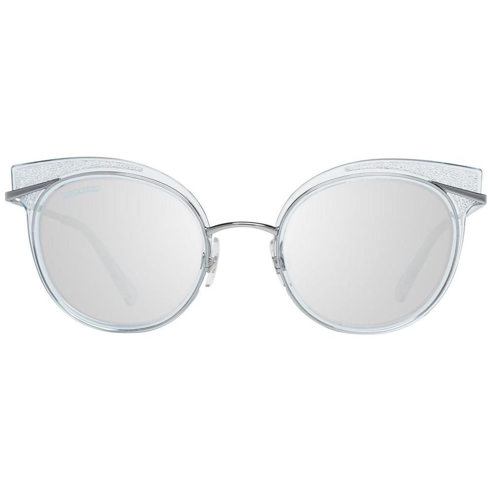 Swarovski Blue Metal And Plastic Sunglasses Swarovski Light Gray