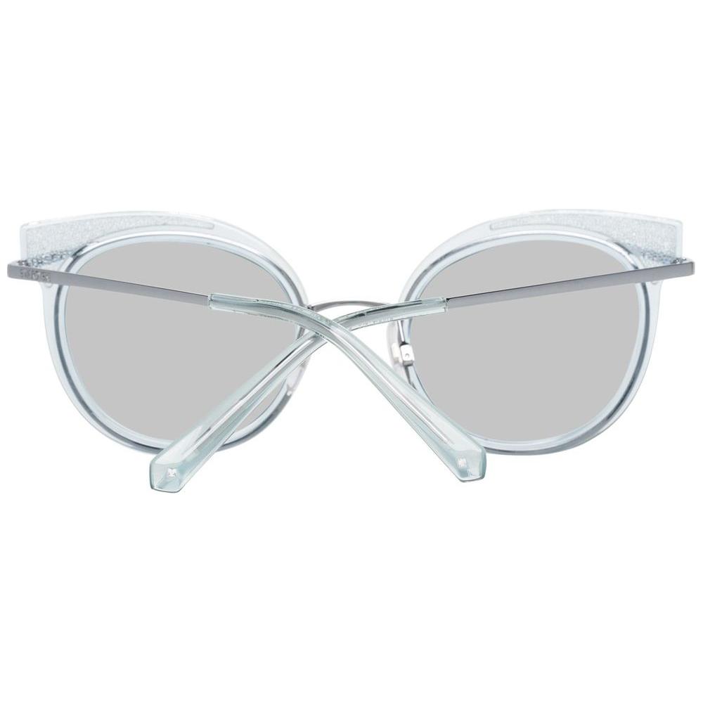 Swarovski Blue Metal And Plastic Sunglasses Swarovski Light Gray