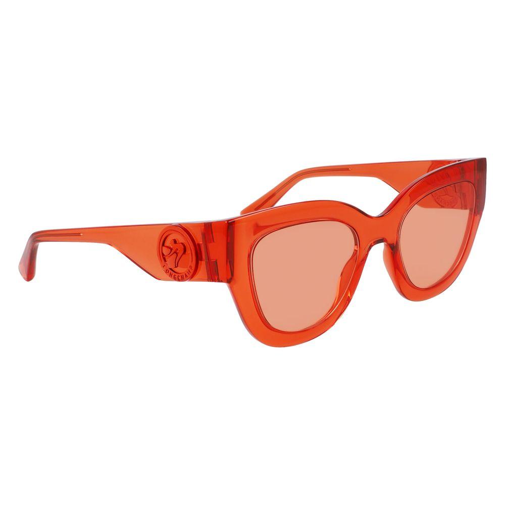 Longchamp Orange Injected Sunglasses Longchamp Tomato