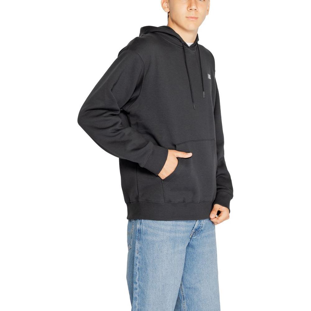 New Balance Black Cotton Sweater New Balance Dark Slate Gray