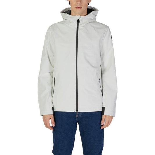 Suns Cream Polyester Jackets & Coat