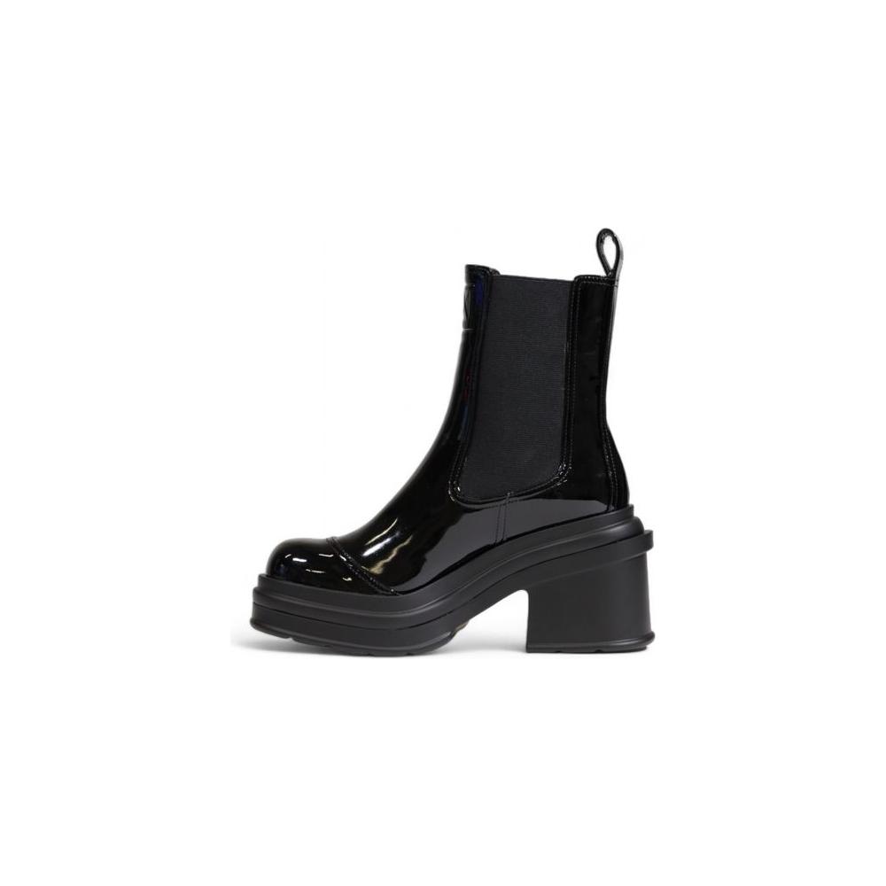 Armani Exchange Black Polyester Boot Armani Exchange Dark Slate Gray