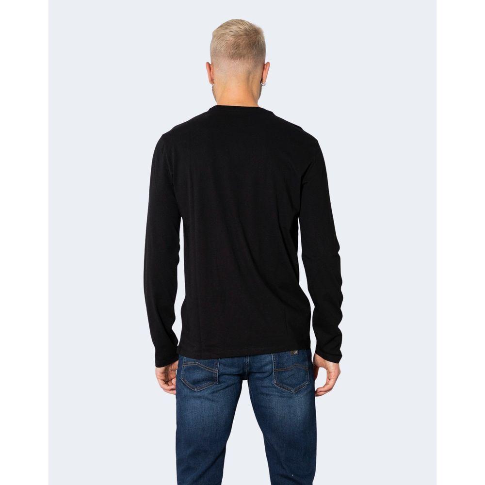 Armani Exchange Black Cotton Shirt Armani Exchange Lavender
