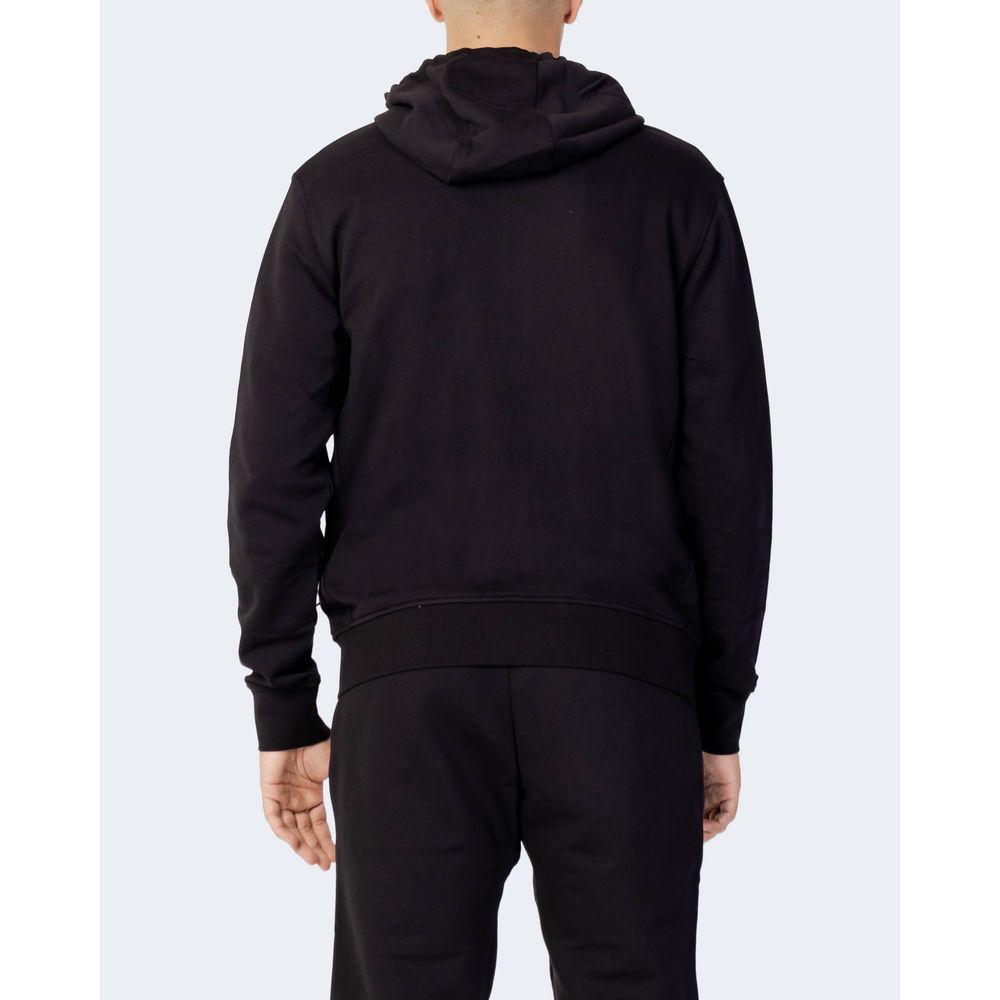 Armani Exchange Black Cotton Sweater Armani Exchange Lavender