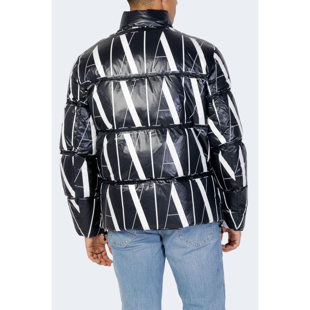 Armani Exchange Black Polyester Jacket Armani Exchange Dark Slate Gray