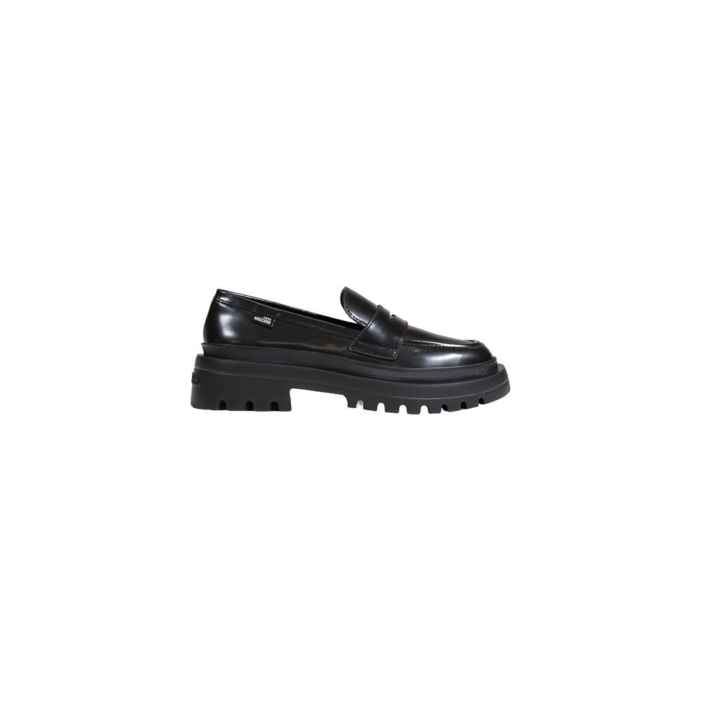 Love Moschino Black Polyethylene Flat Shoe Love Moschino Dark Slate Gray