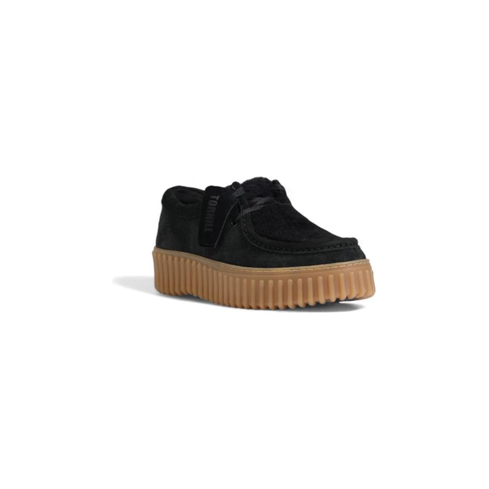 Clarks Black Sponge Flat Shoe Clarks Rosy Brown