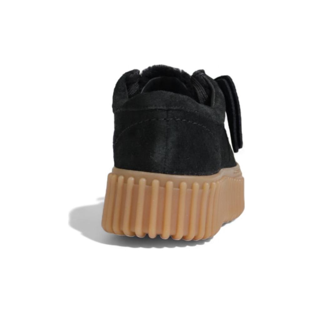 Clarks Black Sponge Flat Shoe Clarks Dark Slate Gray