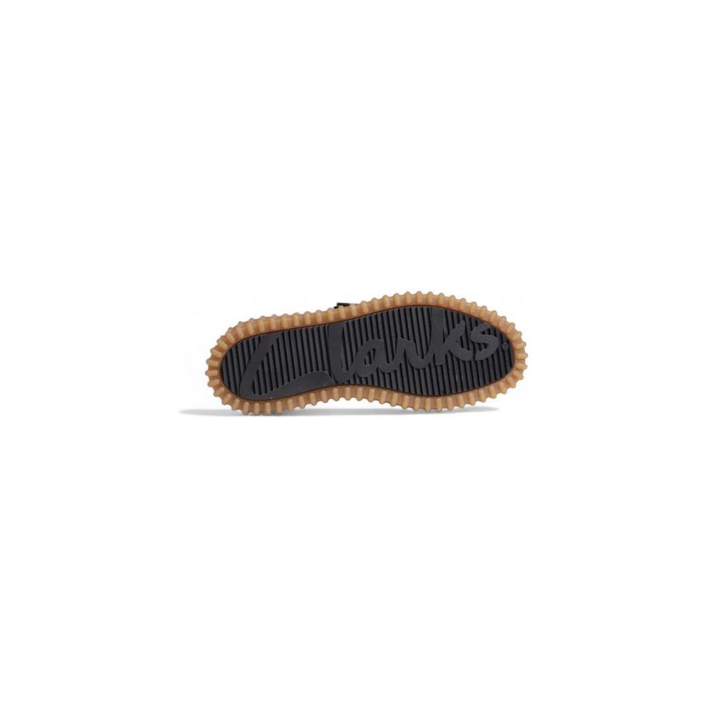 Clarks Black Sponge Flat Shoe Clarks Tan