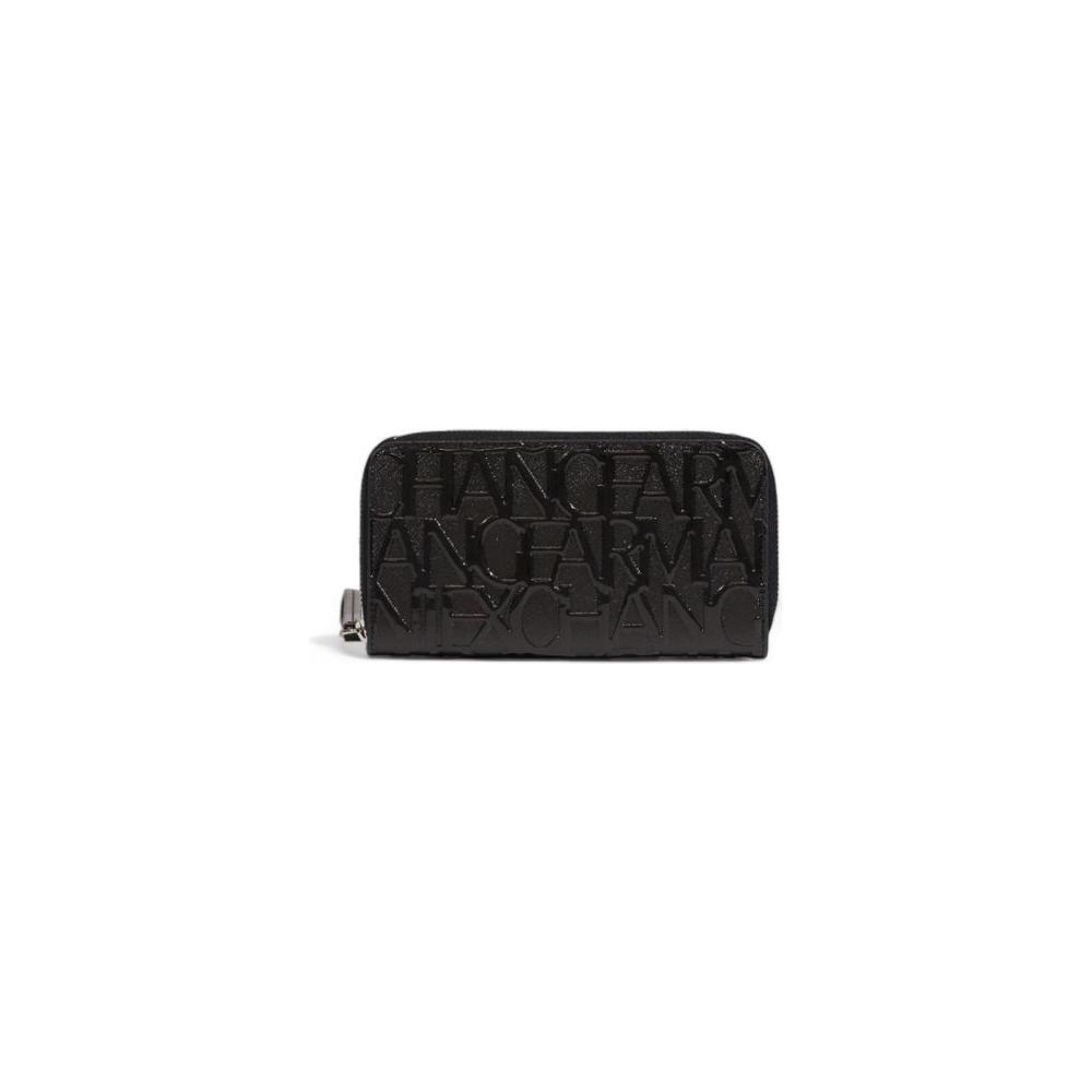 Armani Exchange Black Polyester Wallet Armani Exchange Dark Slate Gray