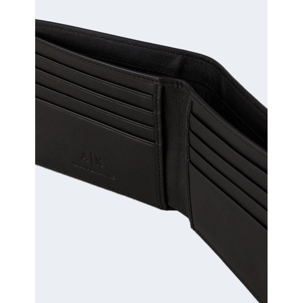 Armani Exchange Black Leather Wallet Armani Exchange Black