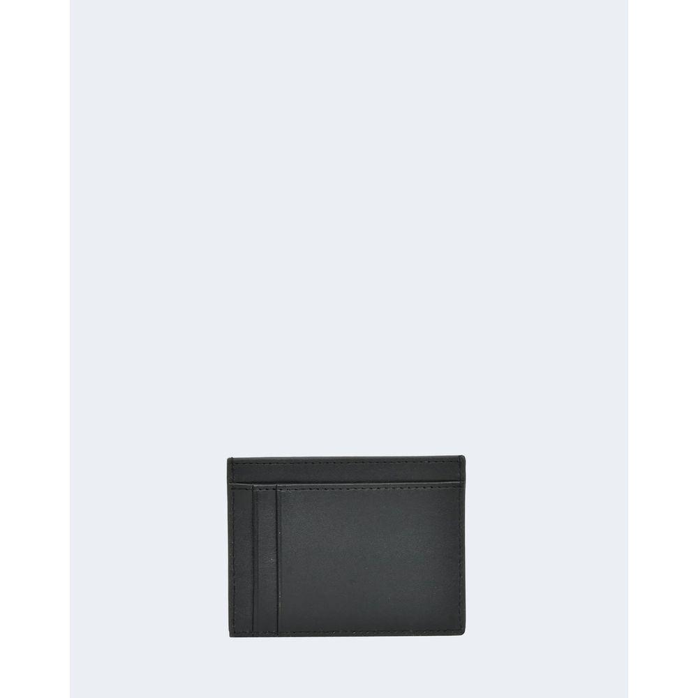 Armani Exchange Black Leather Wallet Armani Exchange Lavender