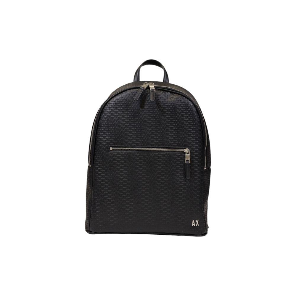 Armani Exchange Black Polyester Backpack Armani Exchange Dark Slate Gray