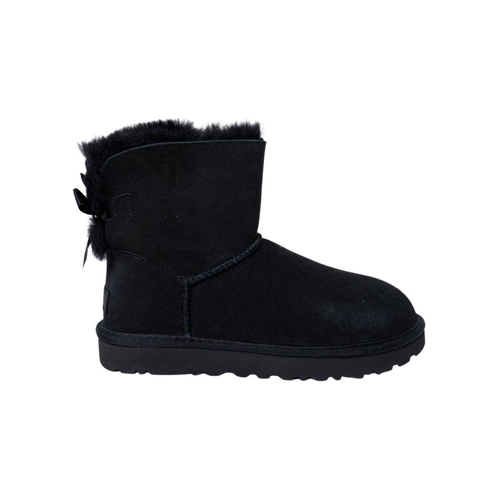 UGG Black Suede Leather Boot UGG Black