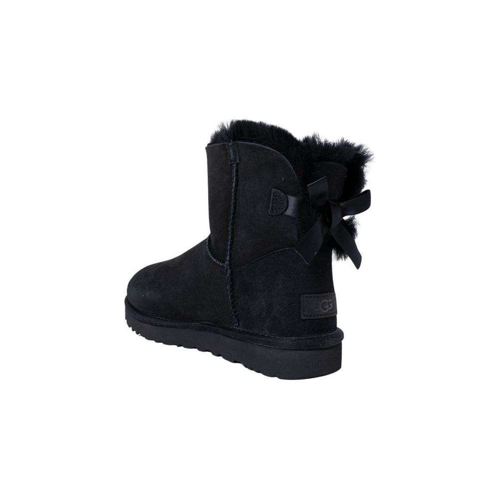 UGG Black Suede Leather Boot UGG Black