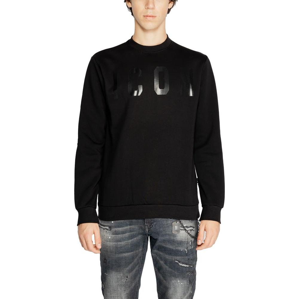 Icon Black Cotton Sweater Icon Black