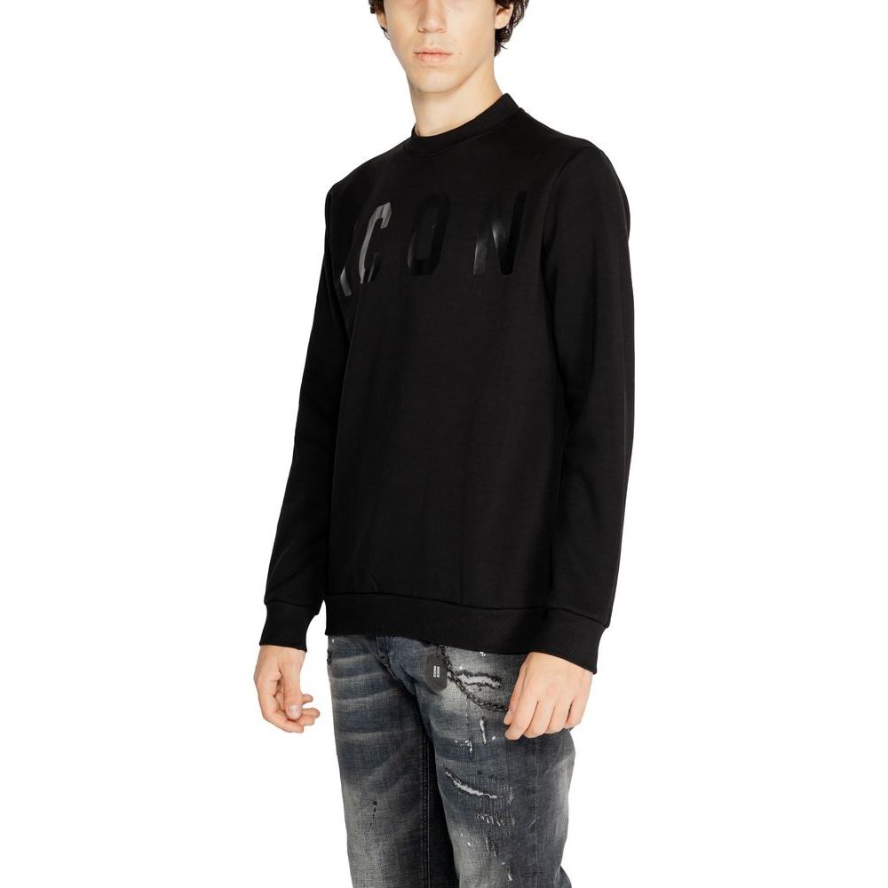 Icon Black Cotton Sweater Icon Black