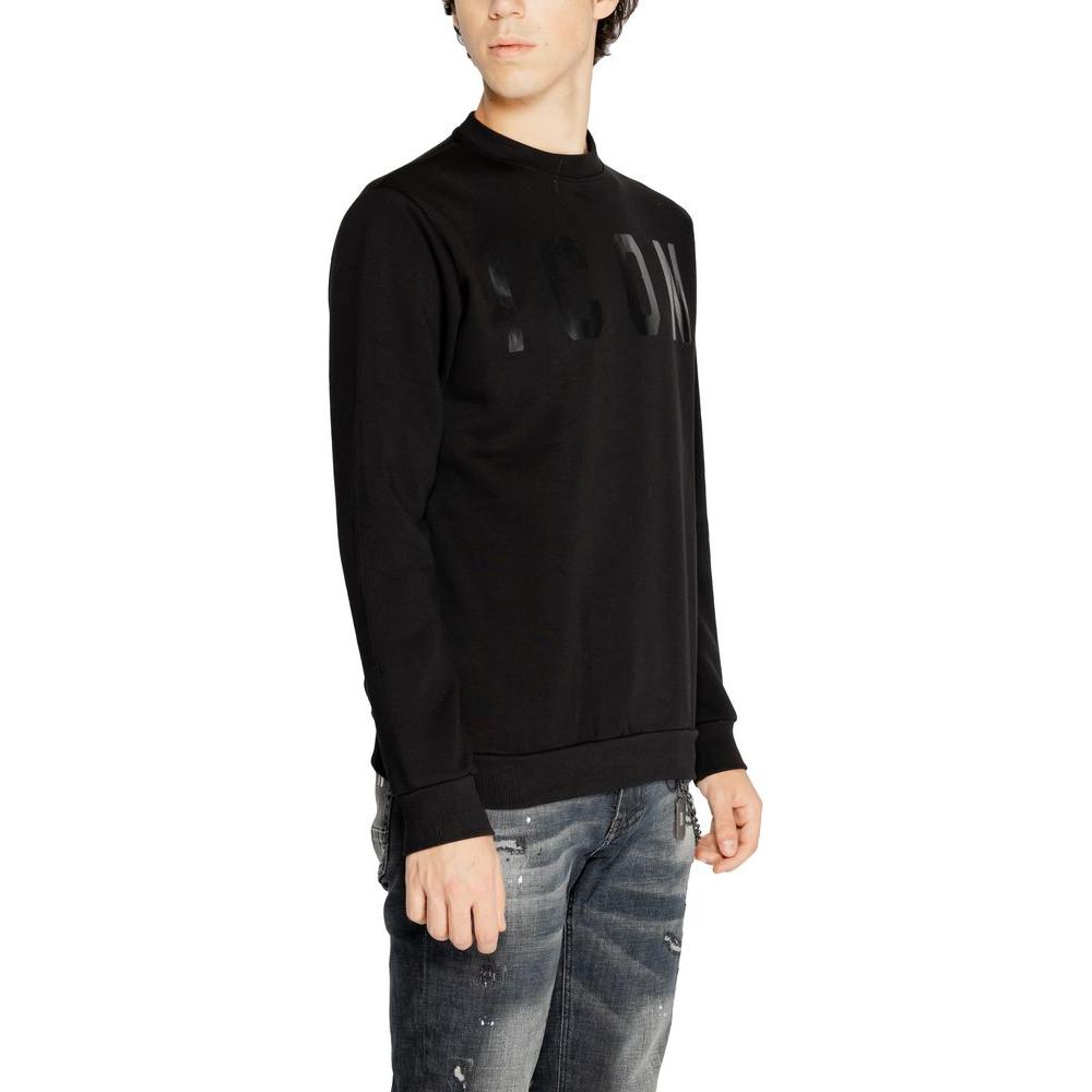 Icon Black Cotton Sweater Icon Black
