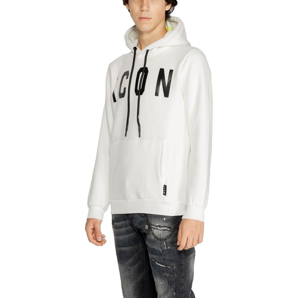 Icon White Cotton Sweater Icon Light Gray