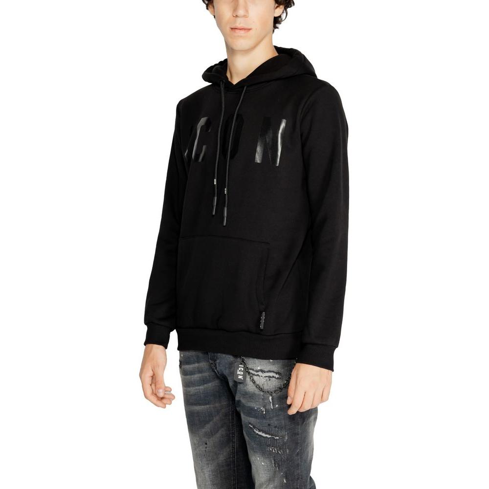 Icon Black Cotton Sweater Icon Black
